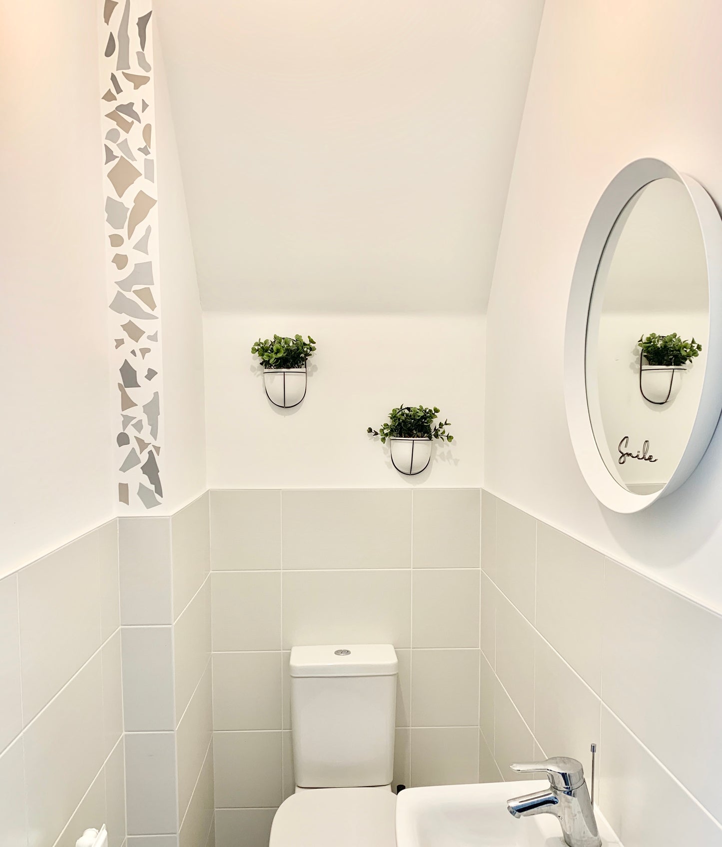 Smile Mirror Sticker