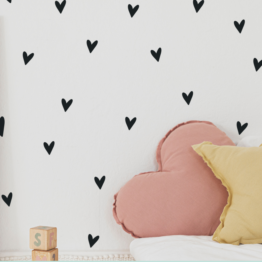 Multi-Set of Heart Wall Stickers