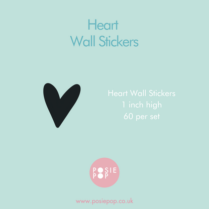 NEW Heart Wall Stickers