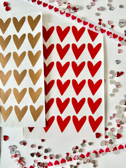 Multi-Set of Heart Wall Stickers