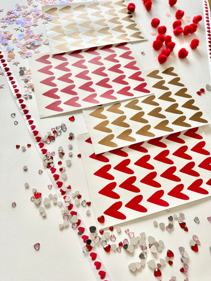 Multi-Set of Heart Wall Stickers
