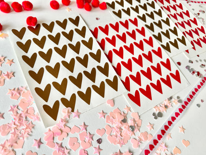 Multi-Set of Heart Wall Stickers