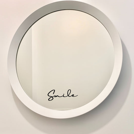 Smile Mirror Sticker