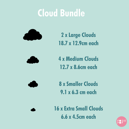 Cloud Wall Sticker Bundle
