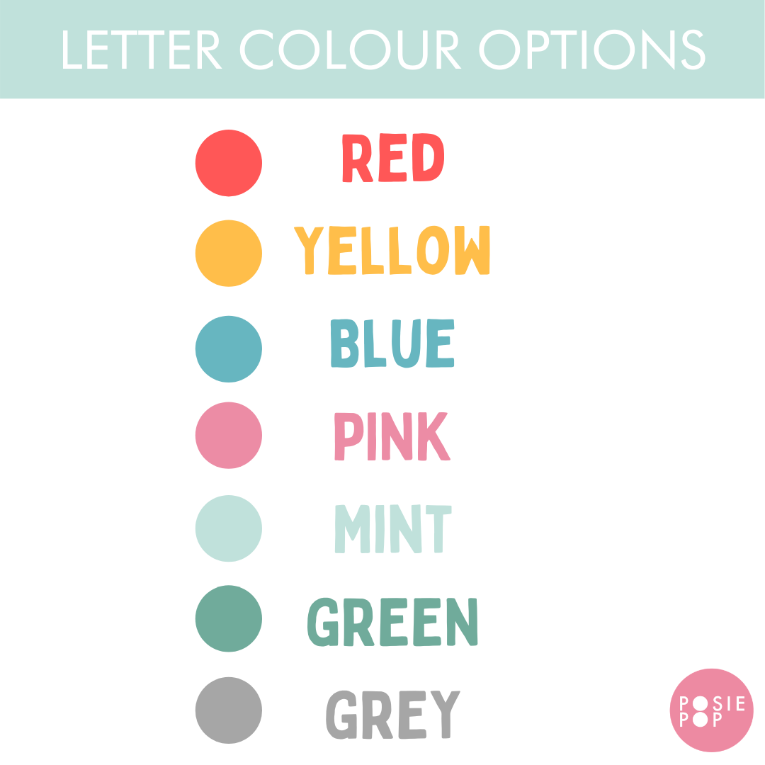 Personalised Triangle Initial Wall Print