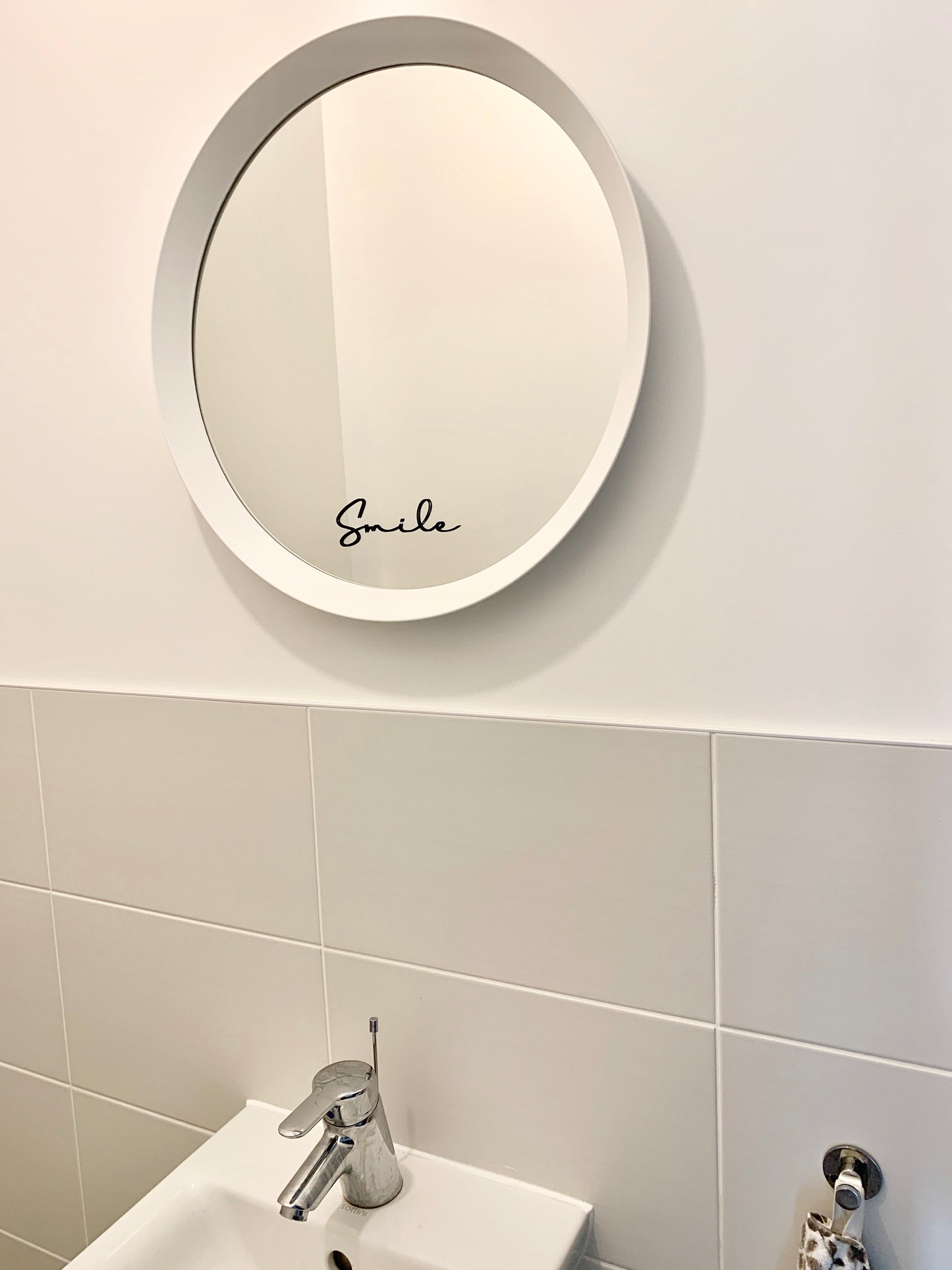 Smile Mirror Sticker