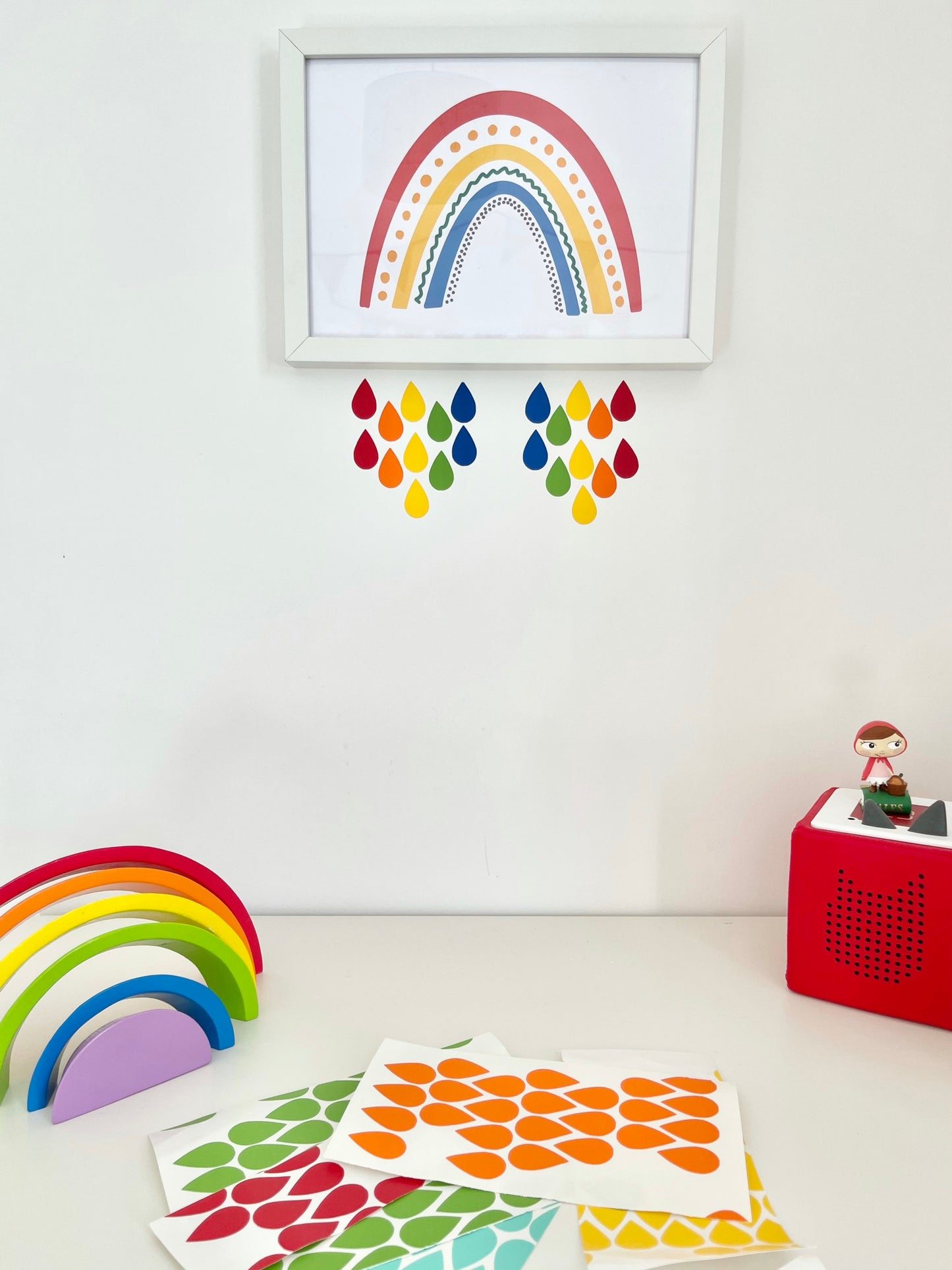 Rain Drop Wall Stickers