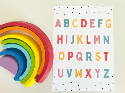 ABC Alphabet Wall Art Prints