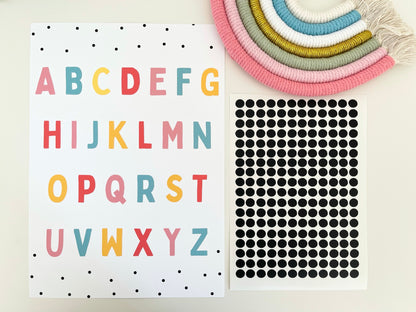 ABC Alphabet Wall Art Prints