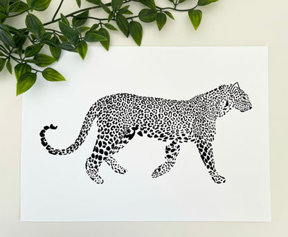 Leopard Wall Art Print